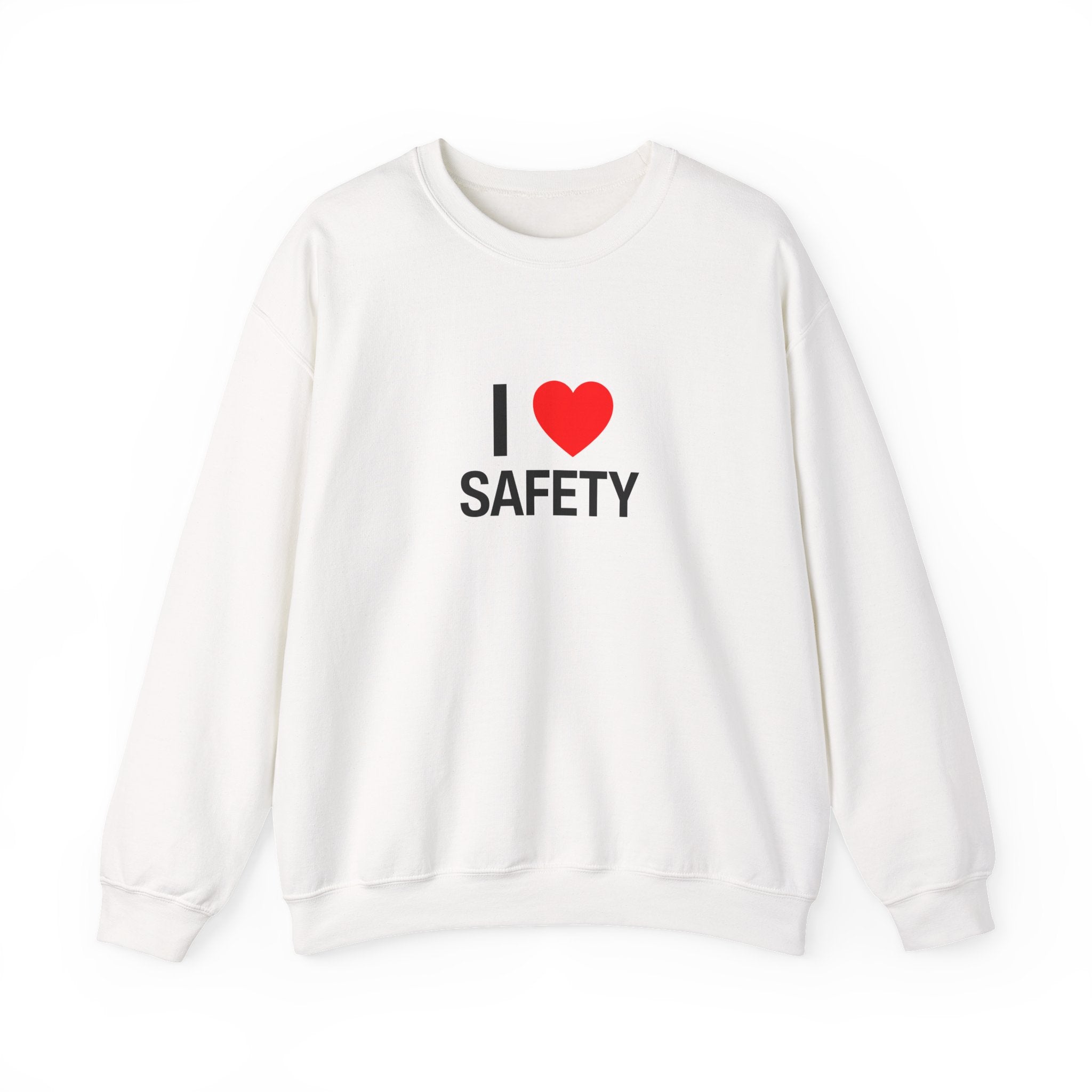 I Heart Safety Unisex Heavy Blend™ Crewneck Sweatshirt
