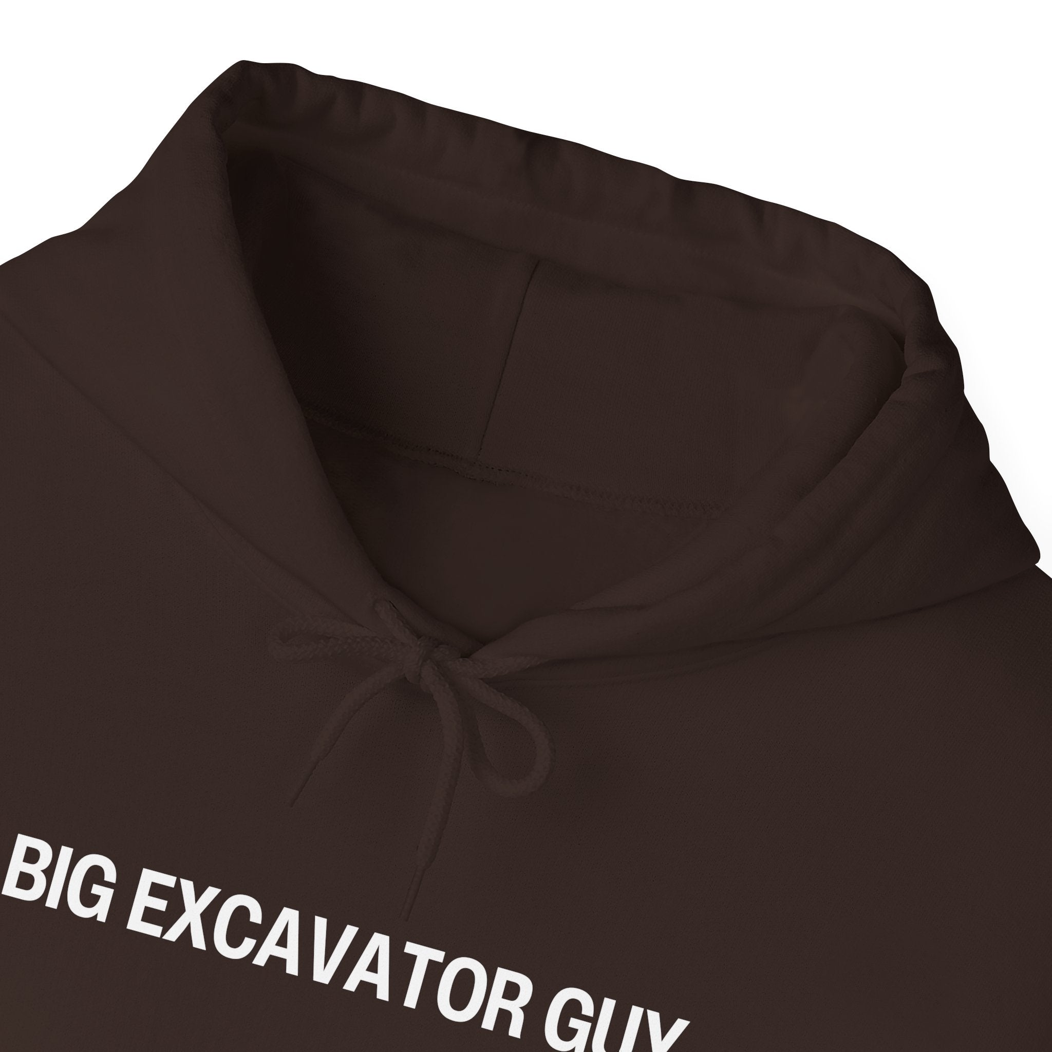 Big Excavator Guy Construction Funny Unisex Heavy Blend™ Hooded Sweatshirt