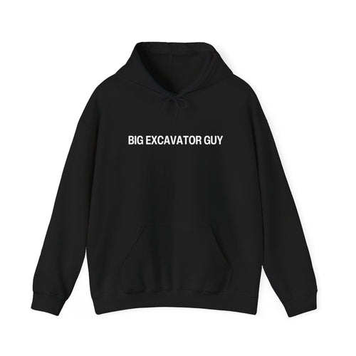 Big Excavator Guy Construction Funny Unisex Heavy Blend™ Hooded Sweatshirt