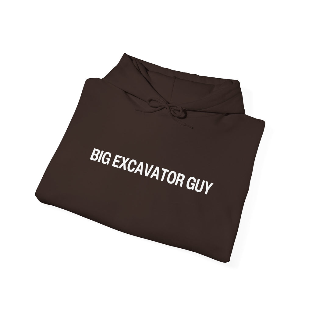 Big Excavator Guy Construction Funny Unisex Heavy Blend™ Hooded Sweatshirt