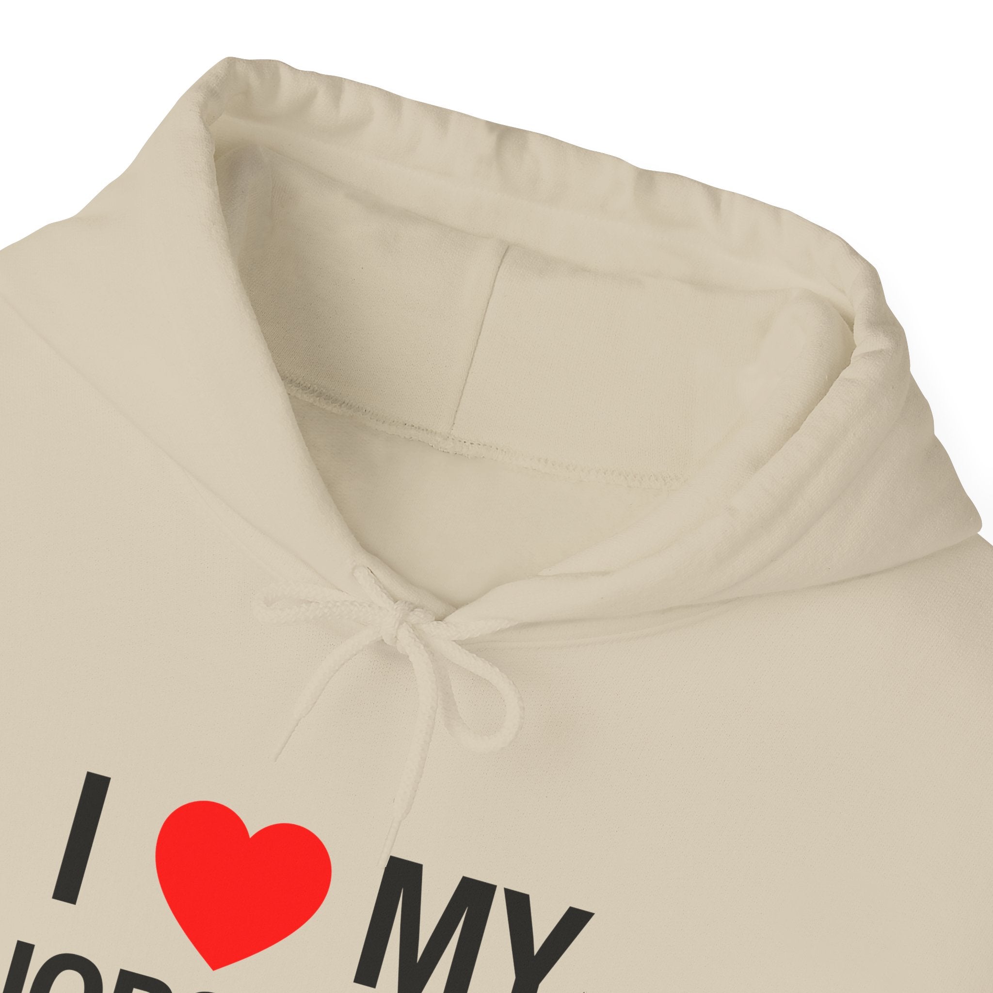 I Heart my Jobsite Bio Unisex Heavy Blend™ Hooded Sweatshirt