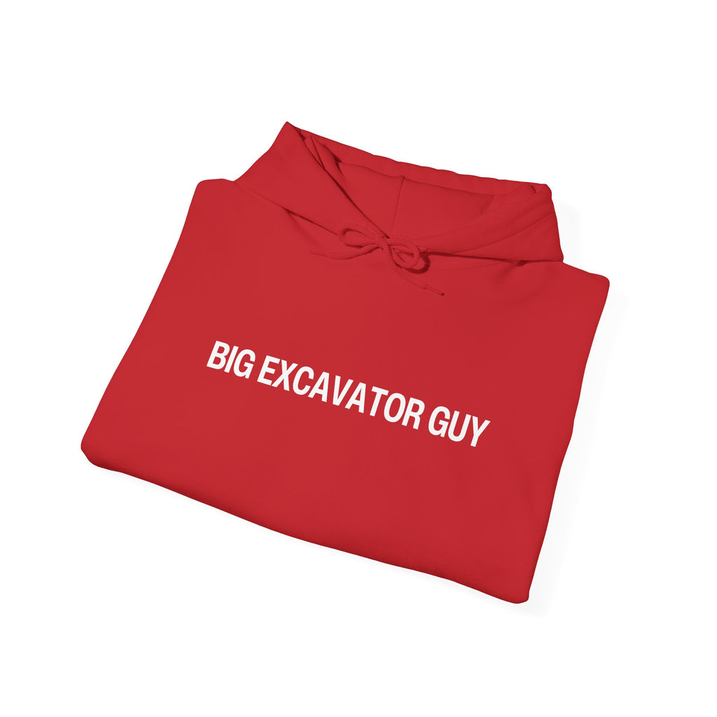 Big Excavator Guy Construction Funny Unisex Heavy Blend™ Hooded Sweatshirt