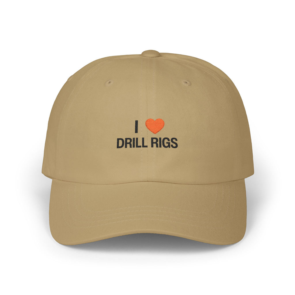 I Heart Drill Rigs Classic Dad Cap