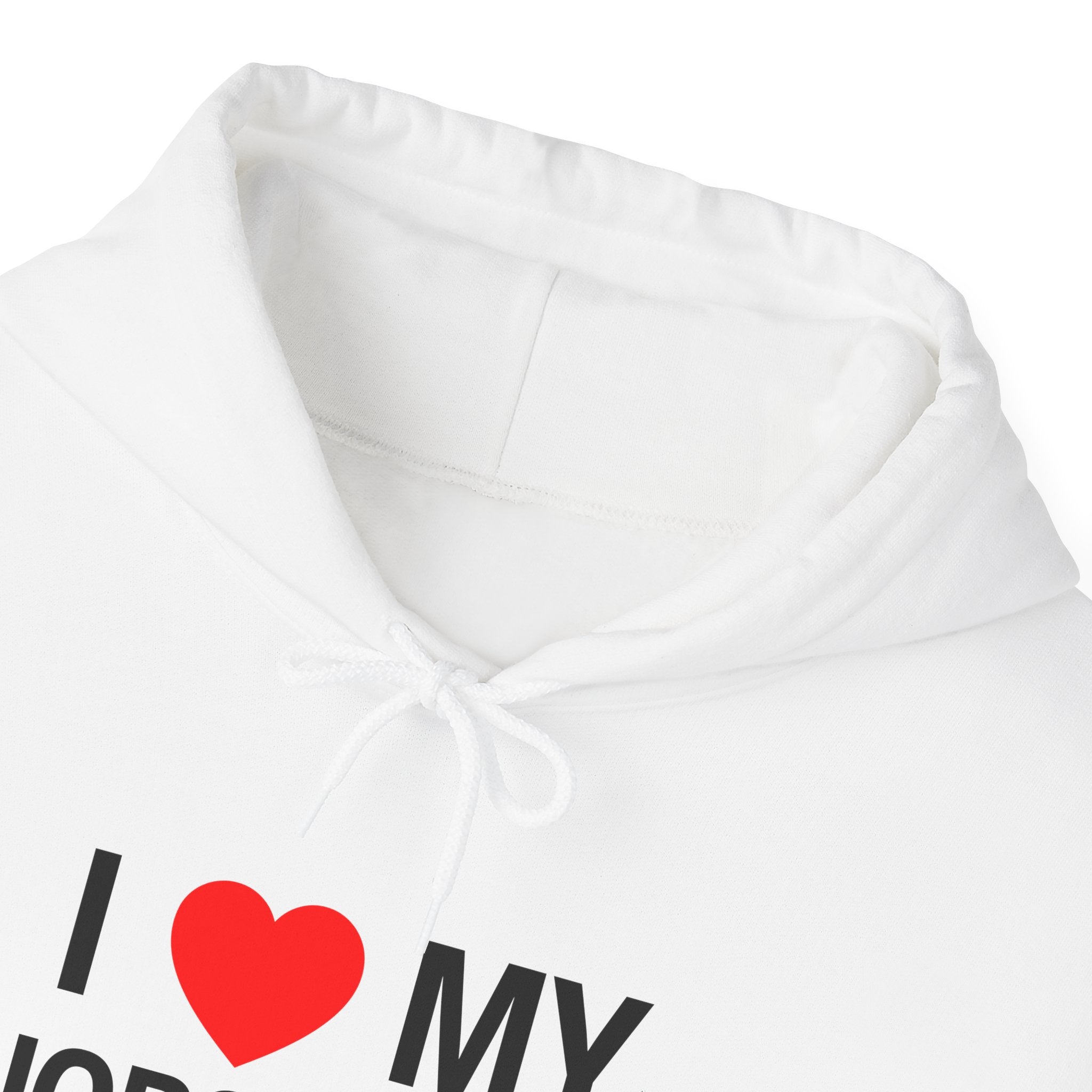 I Heart my Jobsite Bio Unisex Heavy Blend™ Hooded Sweatshirt