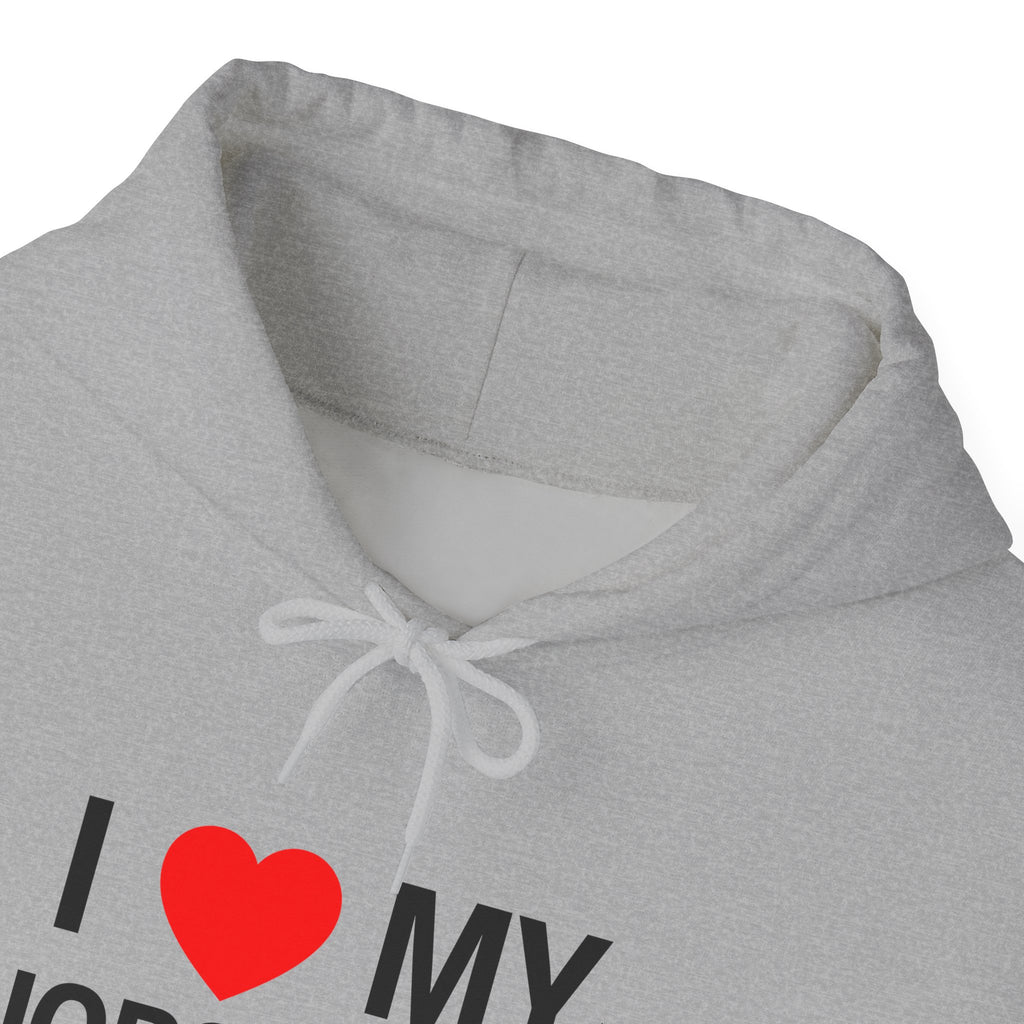 I Heart my Jobsite Bio Unisex Heavy Blend™ Hooded Sweatshirt