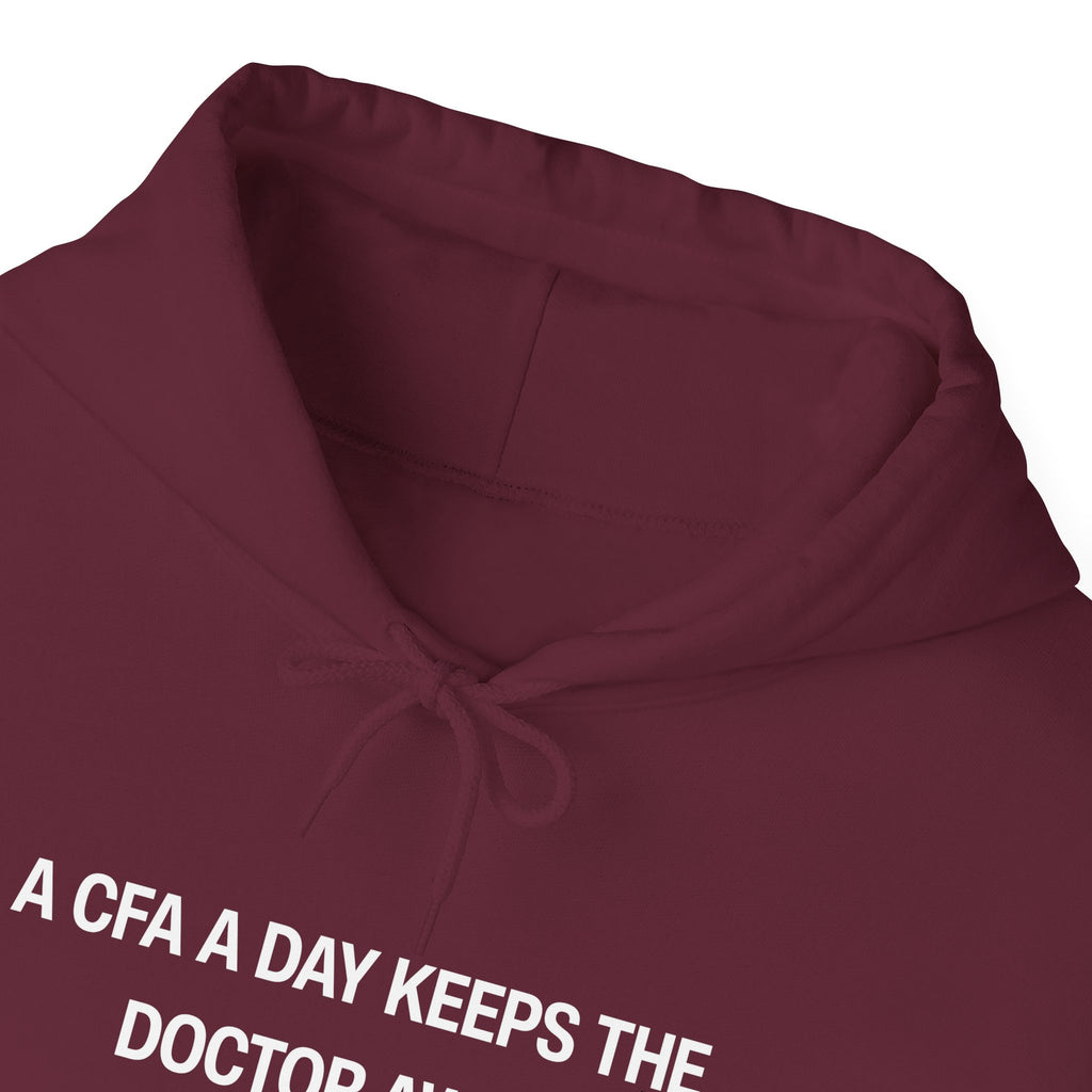 A CFA a Day Keeps the Doctor Away Unisex Heavy Blend™ Hooded Sweatshirt