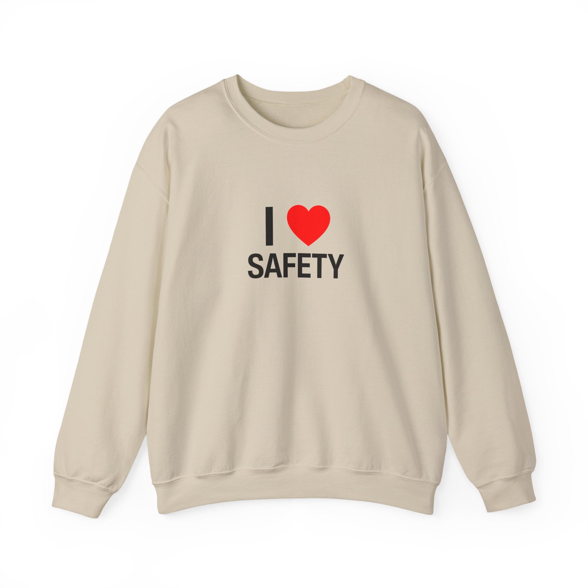 I Heart Safety Unisex Heavy Blend™ Crewneck Sweatshirt