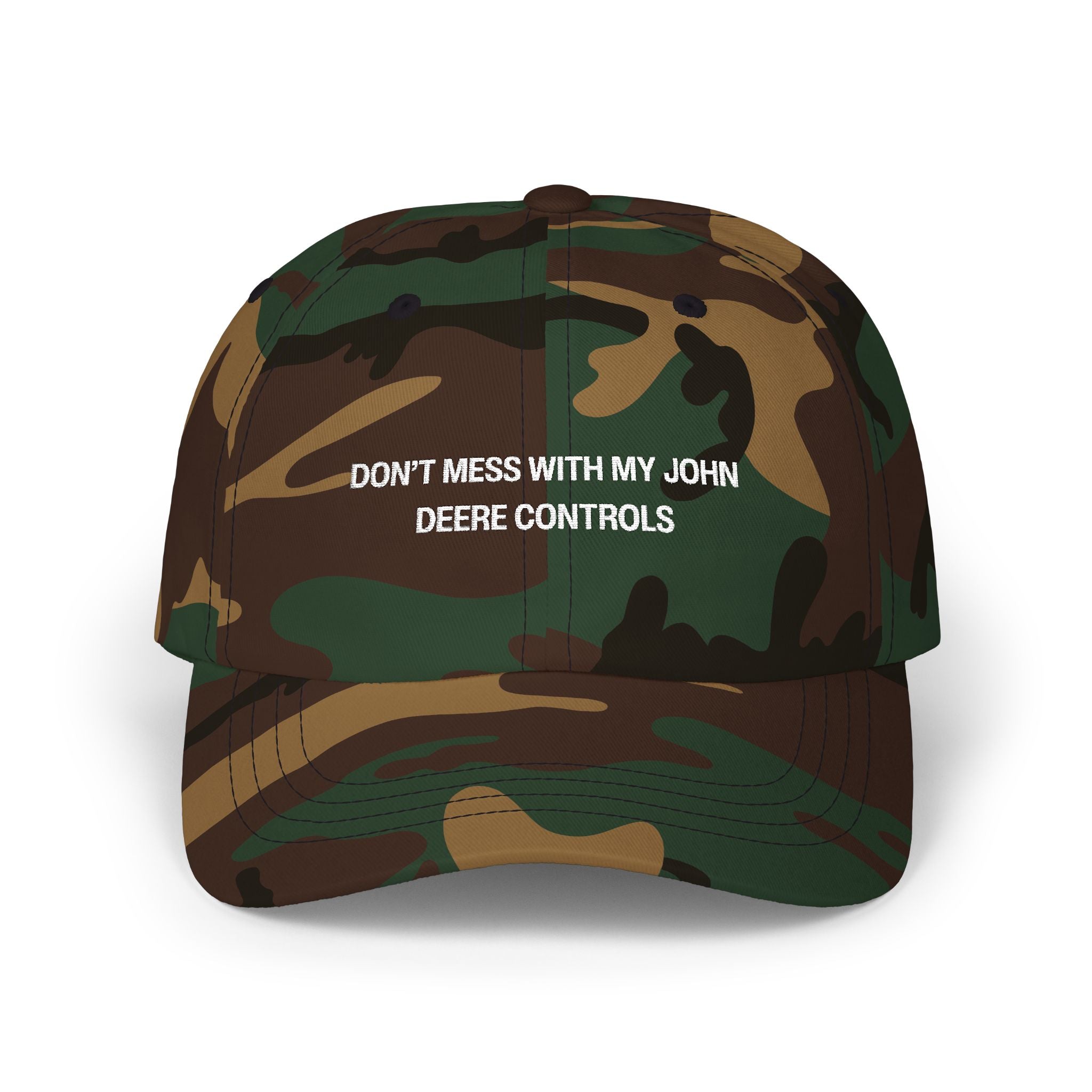 Don't Mess With My John Deere Controls Classic Dad Cap