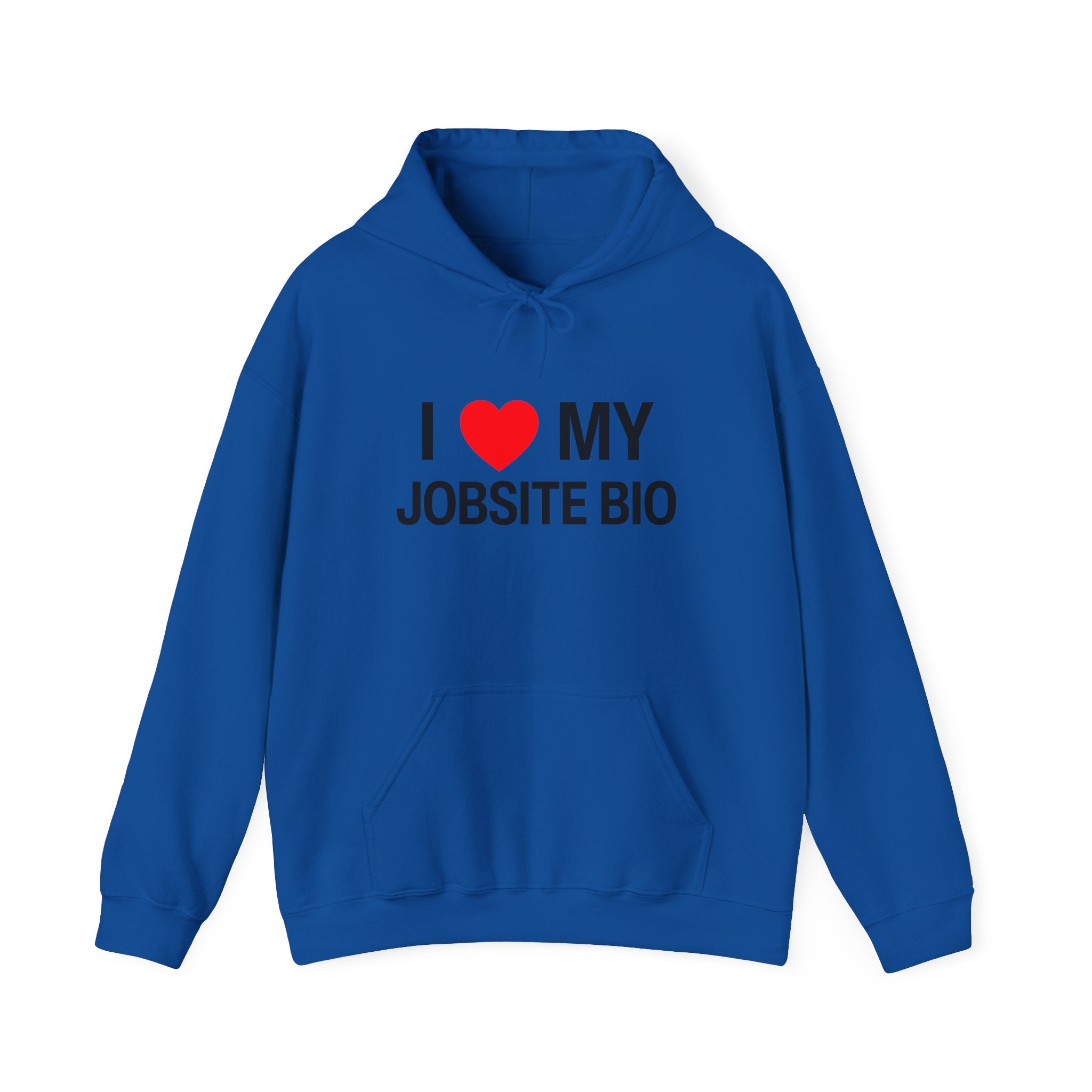 I Heart my Jobsite Bio Unisex Heavy Blend™ Hooded Sweatshirt