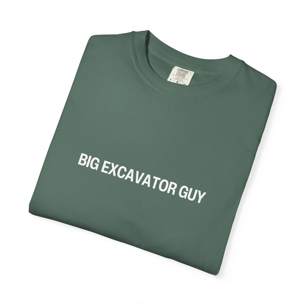 Big Excavator Guy Unisex Garment-Dyed T-shirt
