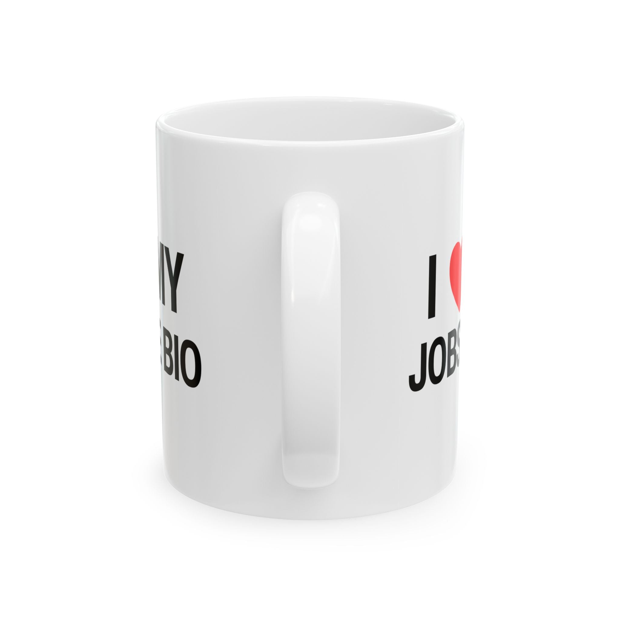 I Heart My Jobsite Bio Ceramic Mug, (11oz, 15oz)