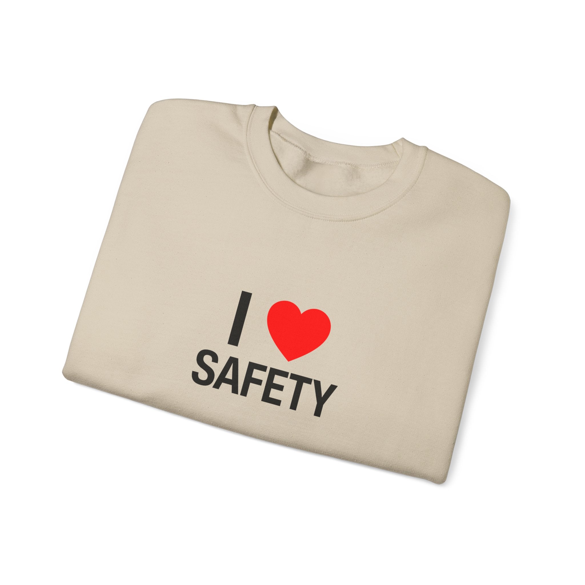 I Heart Safety Unisex Heavy Blend™ Crewneck Sweatshirt
