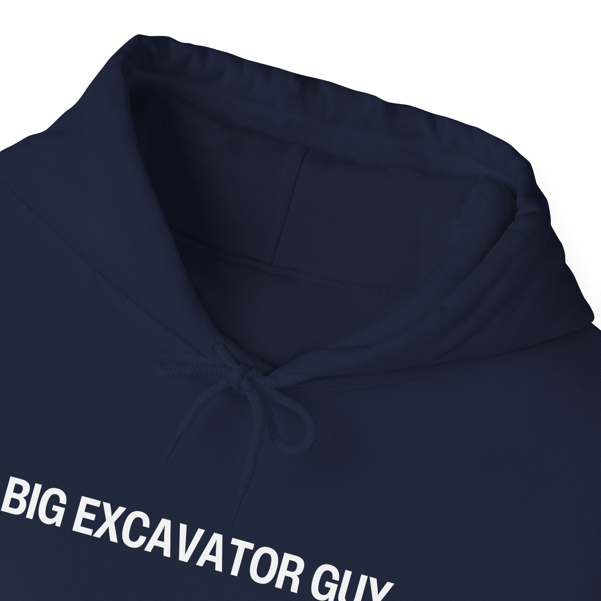 Big Excavator Guy Construction Funny Unisex Heavy Blend™ Hooded Sweatshirt