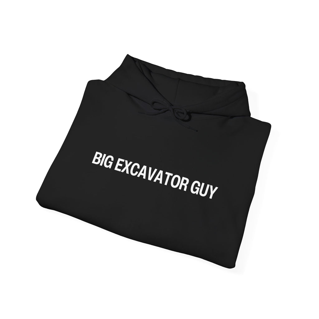Big Excavator Guy Construction Funny Unisex Heavy Blend™ Hooded Sweatshirt