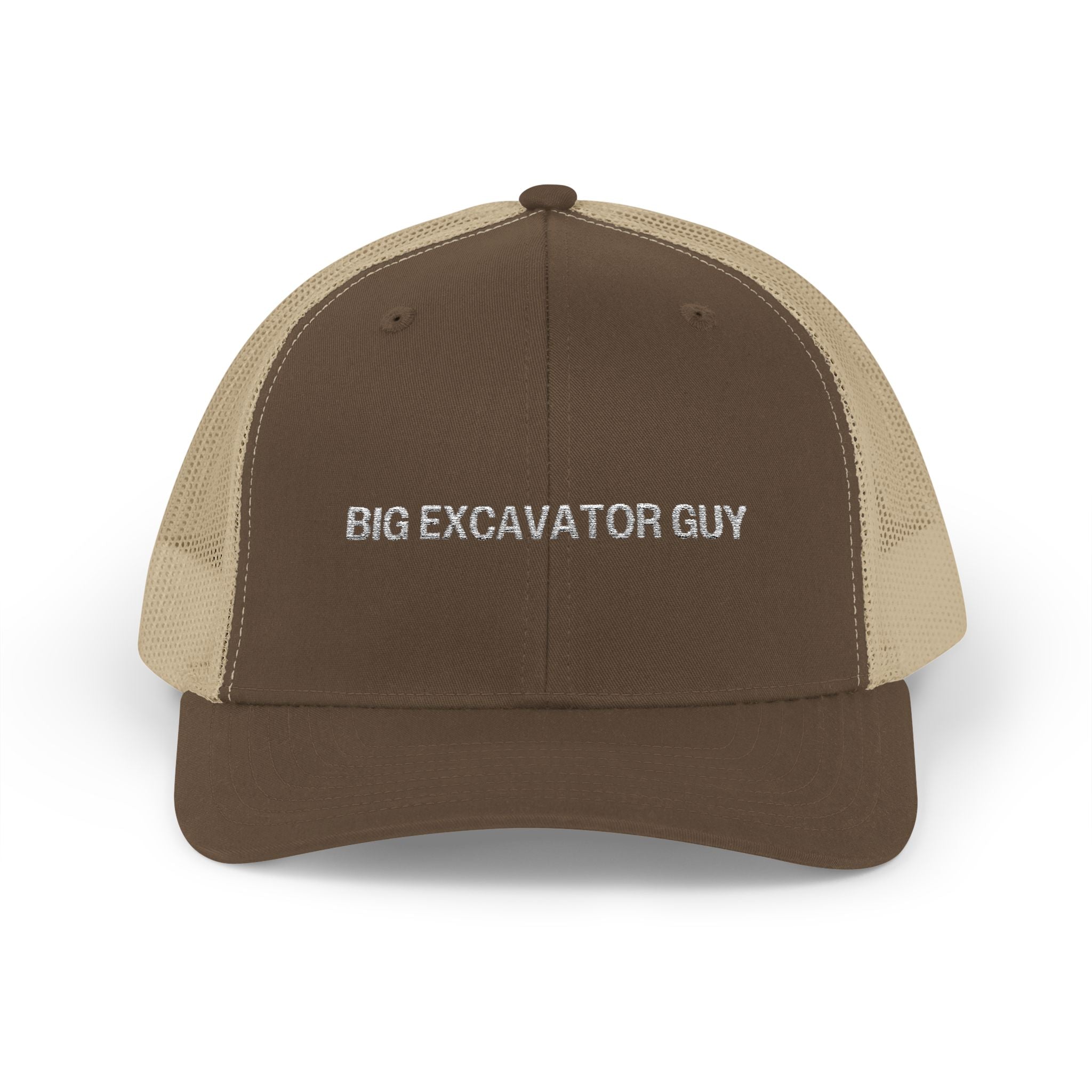 Big Excavator Guy Snapback Trucker Cap