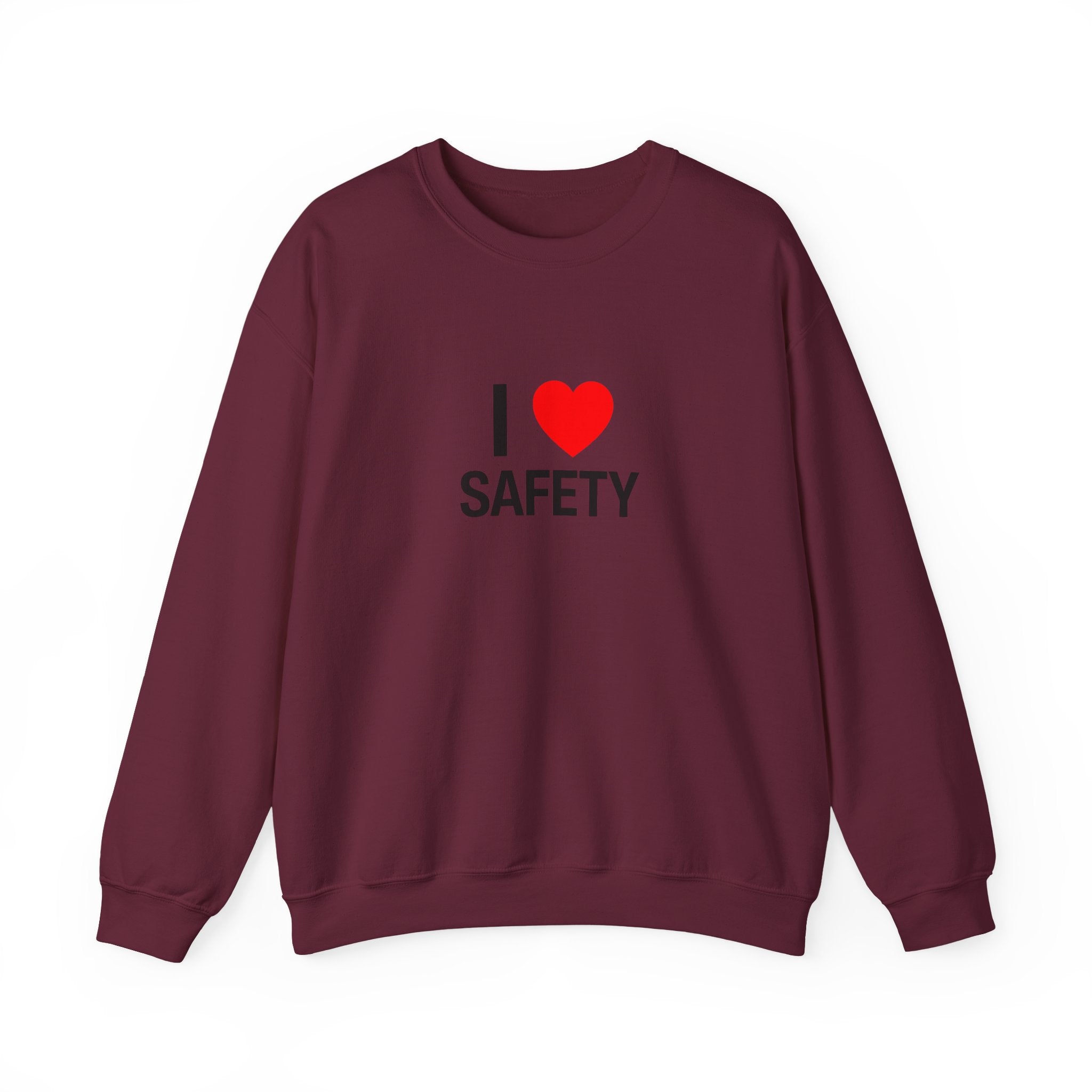 I Heart Safety Unisex Heavy Blend™ Crewneck Sweatshirt