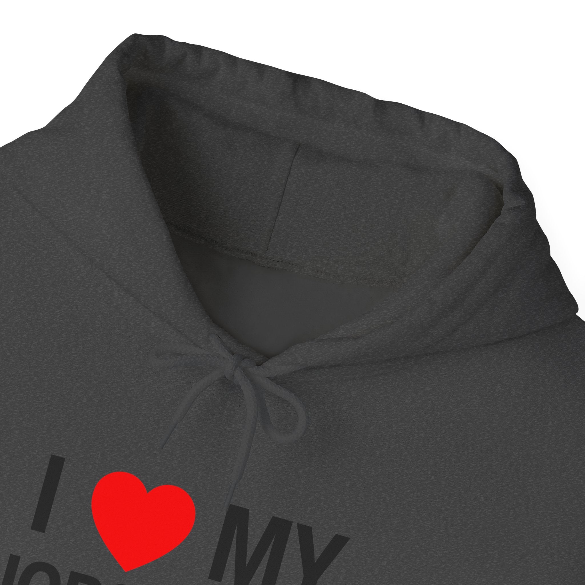 I Heart my Jobsite Bio Unisex Heavy Blend™ Hooded Sweatshirt
