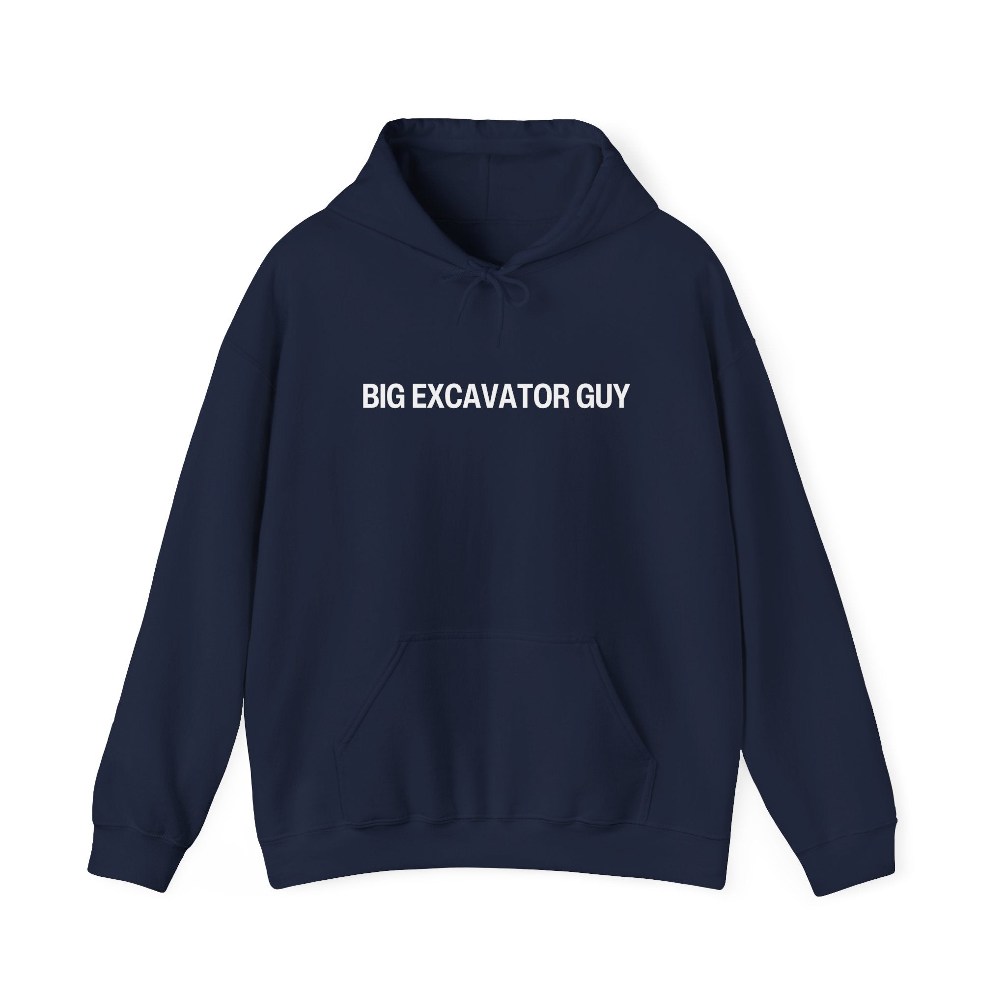 Big Excavator Guy Construction Funny Unisex Heavy Blend™ Hooded Sweatshirt