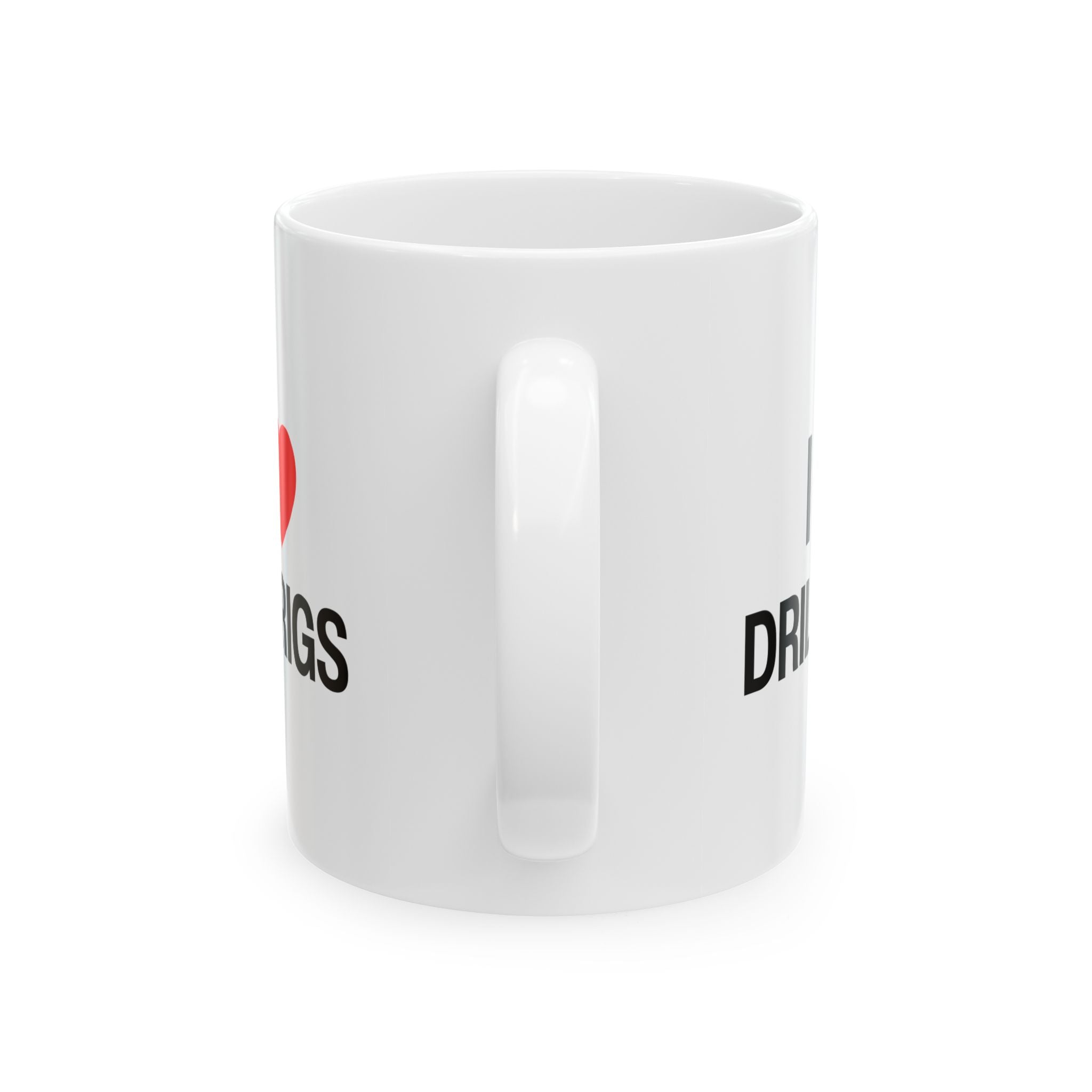 I Heart Drill Rigs Ceramic Mug, (11oz, 15oz)
