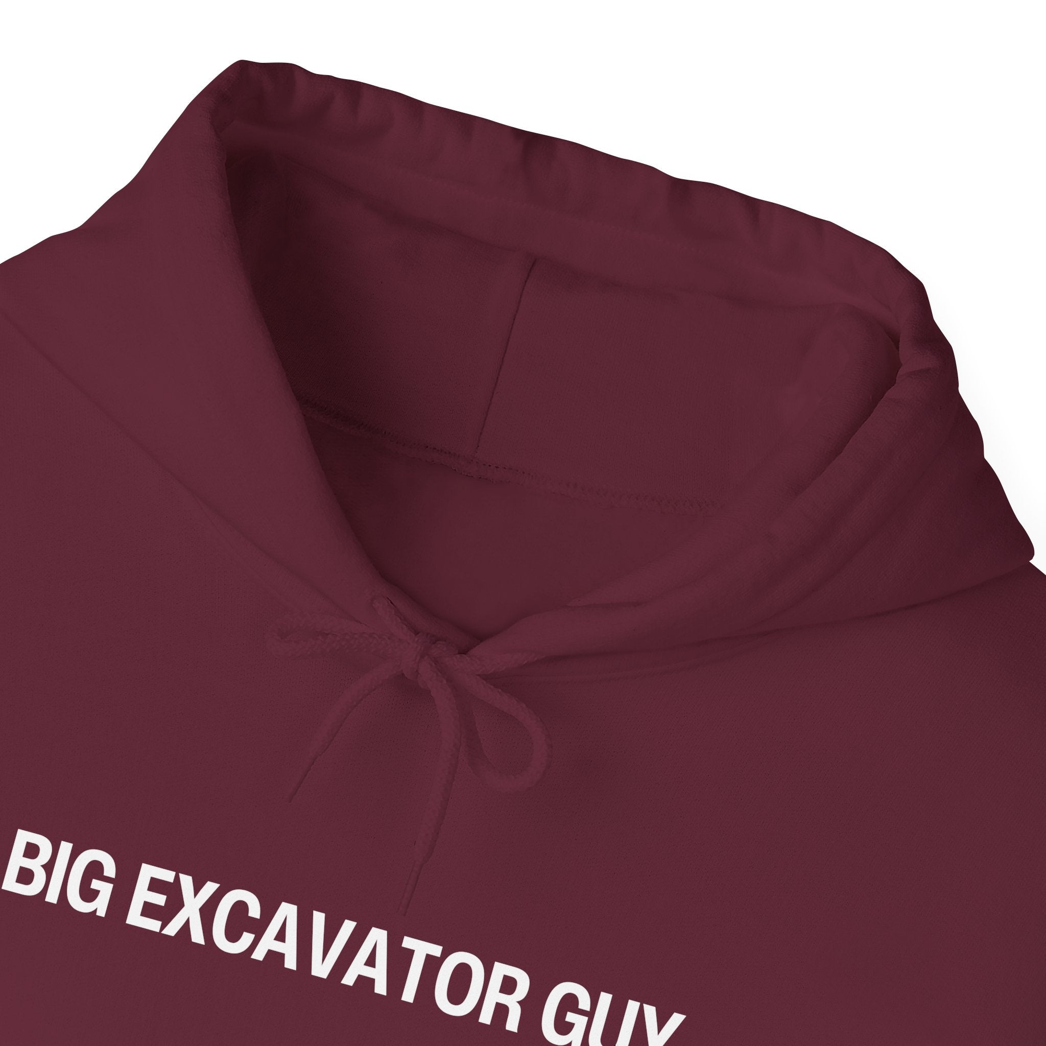 Big Excavator Guy Construction Funny Unisex Heavy Blend™ Hooded Sweatshirt