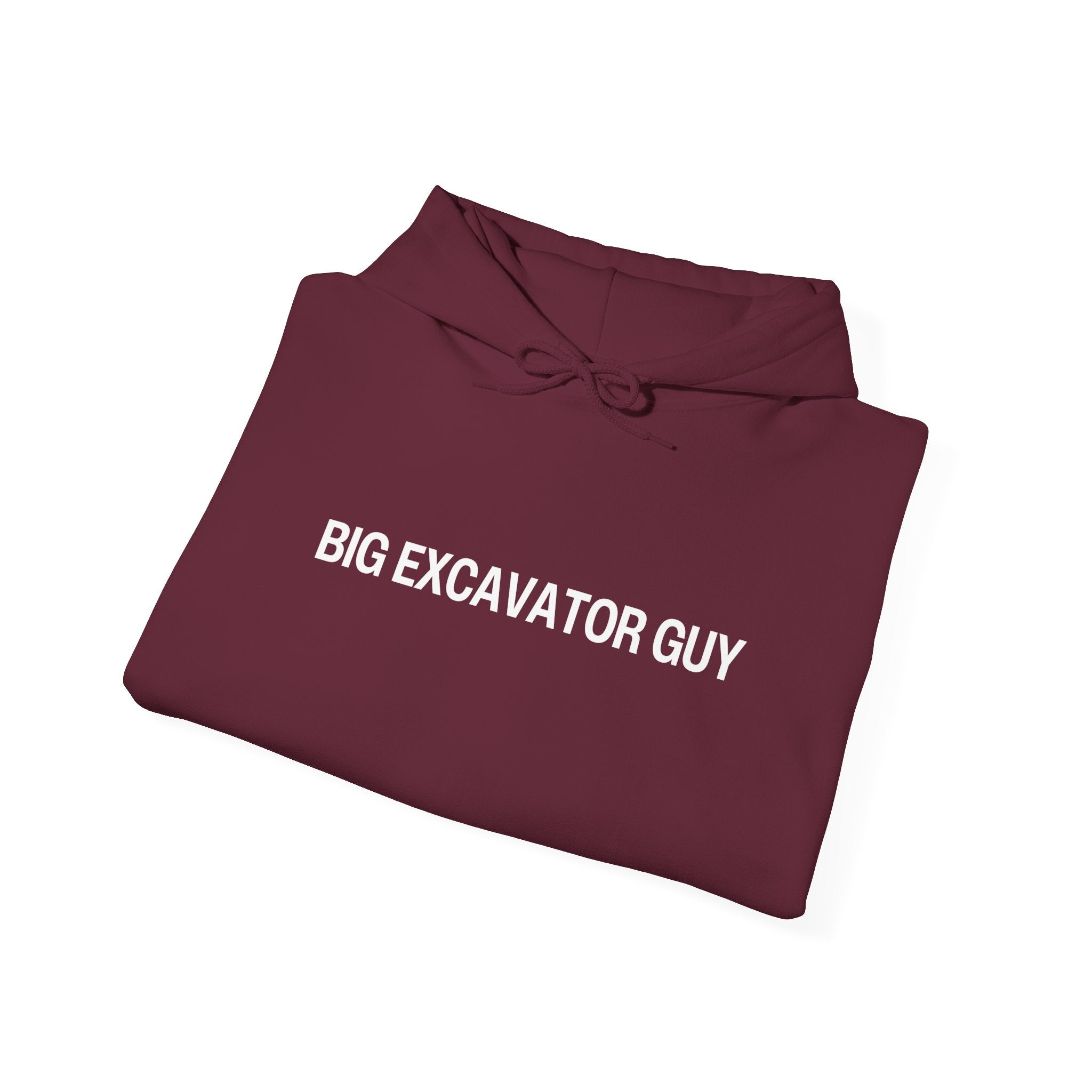 Big Excavator Guy Construction Funny Unisex Heavy Blend™ Hooded Sweatshirt