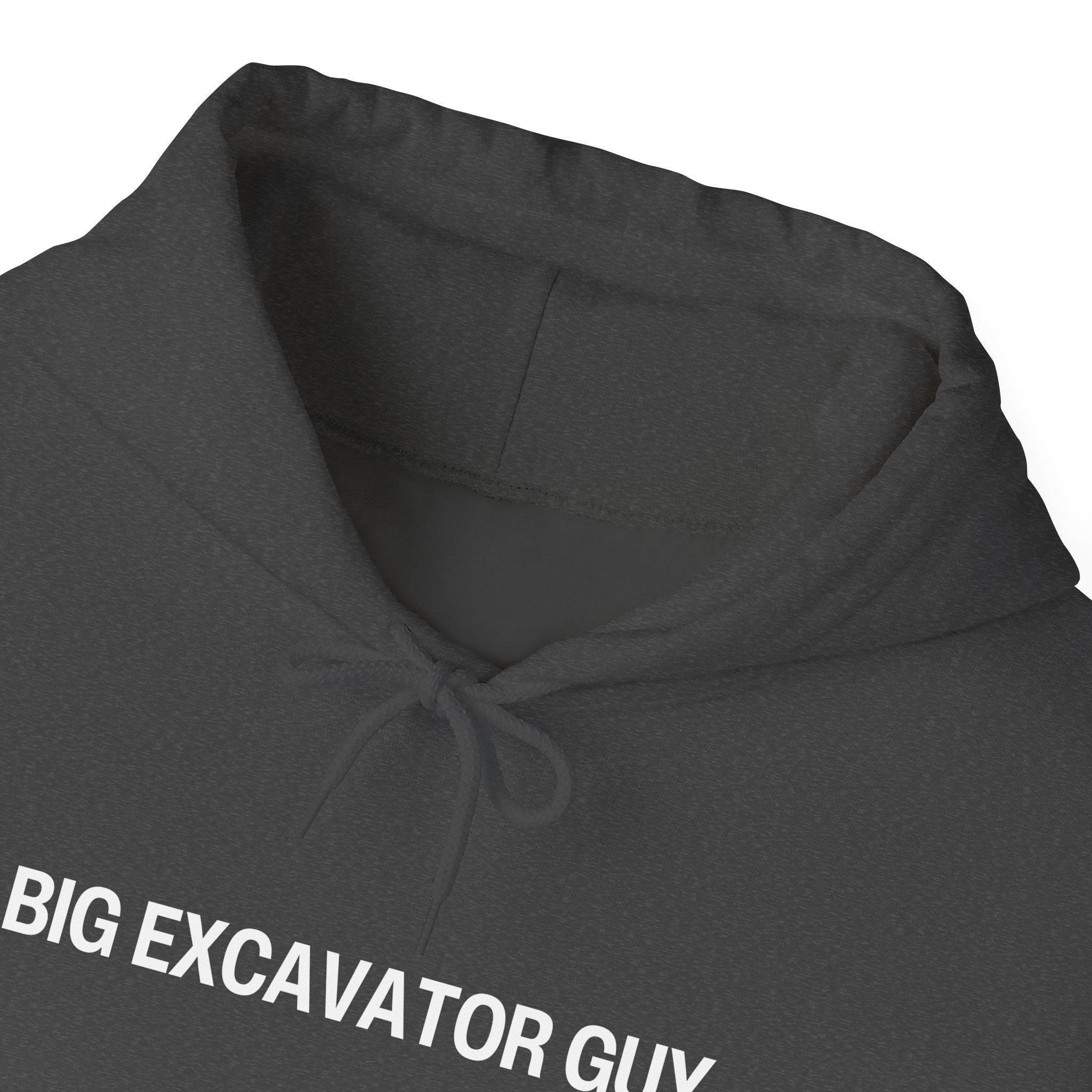 Big Excavator Guy Construction Funny Unisex Heavy Blend™ Hooded Sweatshirt