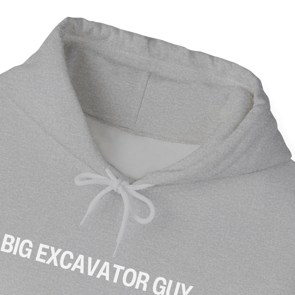 Big Excavator Guy Construction Funny Unisex Heavy Blend™ Hooded Sweatshirt